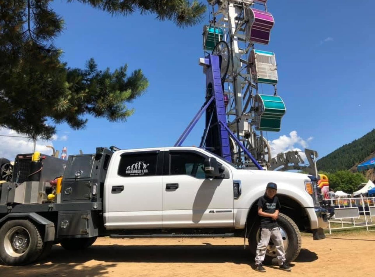 Maxweld Ltd. branded service truck